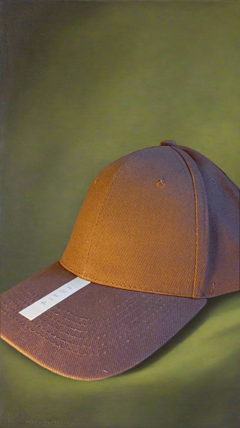 Cappello Baseball PITTI Bianco e Marrone - Eleganza Italiana